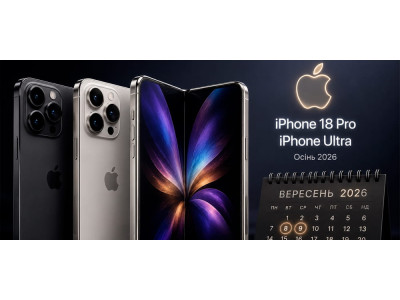 Apple може показати iPhone 18 Pro та iPhone Ultra у вересні 2026 року