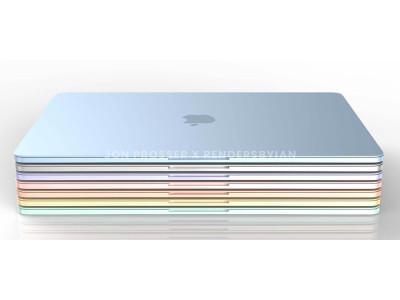 Показали зображення MacBook Air з чіпами M2: нові кольори та більша потужність