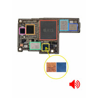 Заміна мікросхеми звуку (аудіокодек) на iPhone 11 Pro Max