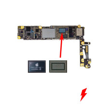 Ремонт контролера живлення iPhone 6