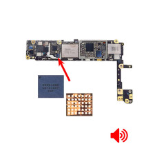 Заміна мікросхеми звуку (аудіокодек) на iPhone 6s