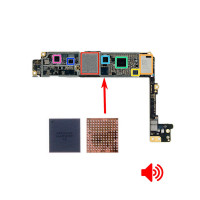 Заміна мікросхеми звуку (аудіокодек) на iPhone 7 Plus