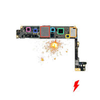 Усунення короткого замикання на платі iPhone 7 Plus