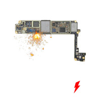 Усунення короткого замикання на платі iPhone SE 2020