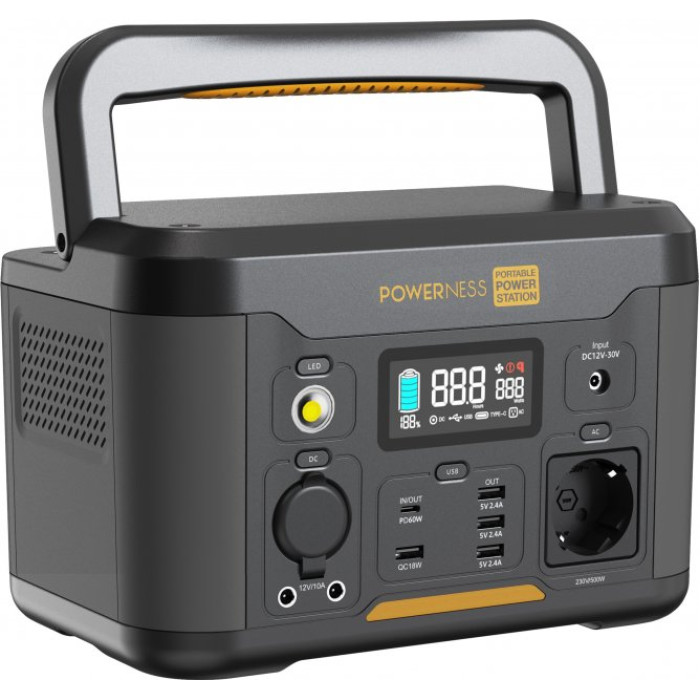 Зарядна станція Powerness Hiker U500 (515 Вт/г, 500 Вт)