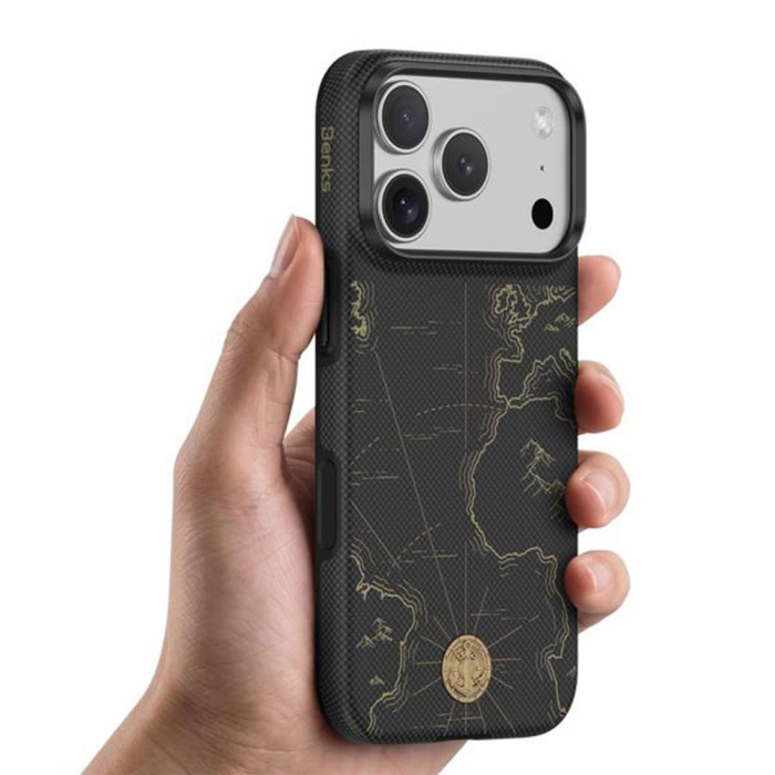 Чохол для iPhone 17 Pro Max / 18 Pro Max - Benks Armor Edge Kevlar MagSafe, Navigator