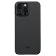 Чохол для iPhone 14 Pro Max - Pitaka 3 Twill 600D MagSafe, Black / Grey