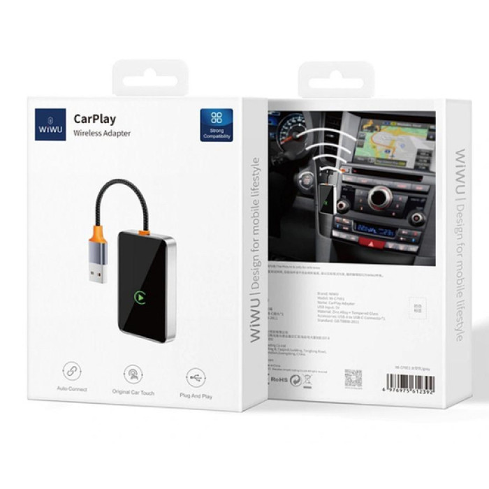 Безпровідний адаптер Wiwu Car Play Wireless adapter Wi-CP001 MagSafe Black
