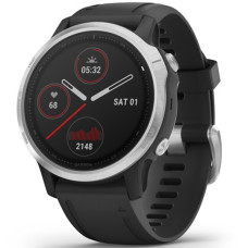 Смарт-годинник Garmin Fenix 6S, Black Band, Silver