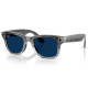 Смарт-окуляри Ray-Ban Meta Wayfarer Gen 2 Shiny Transparent Grey Frame Clear to Sapphire Lenses s53