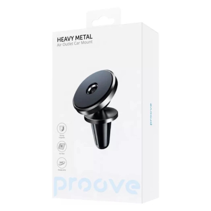Тримач Proove Heavy Metal Air Outlet Car Mount Black