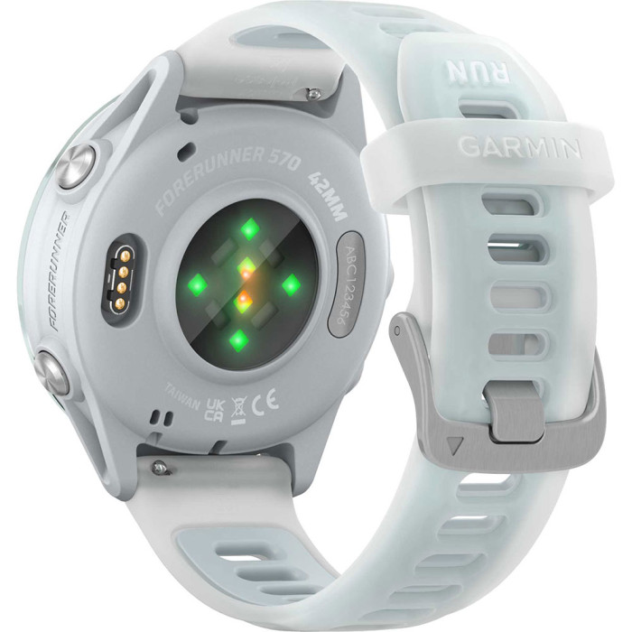 Смарт-годинник Garmin Forerunner 570 42mm Cloud Blue Aluminum w. Trans.Whitestone/Cloud Blue Band