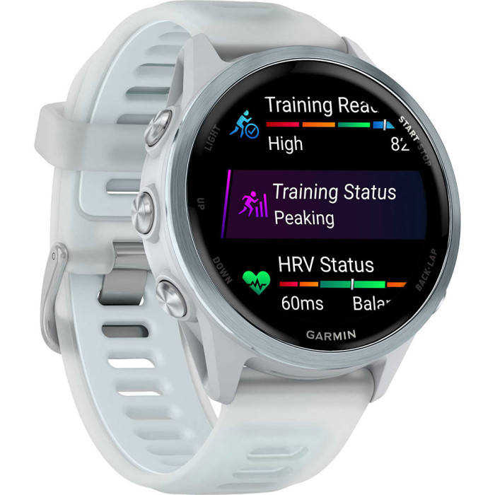 Смарт-годинник Garmin Forerunner 570 42mm Cloud Blue Aluminum w. Trans.Whitestone/Cloud Blue Band