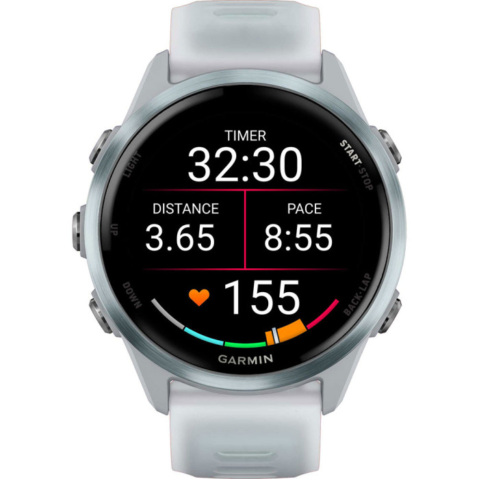 Смарт-годинник Garmin Forerunner 570 42mm Cloud Blue Aluminum w. Trans.Whitestone/Cloud Blue Band