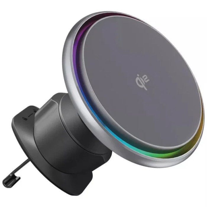 Тримач з безпровідною зарядкою Proove IceCore QI2 15W Gray