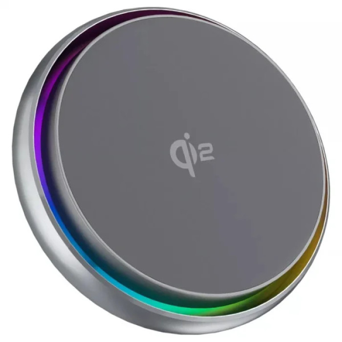 Тримач з безпровідною зарядкою Proove IceCore QI2 15W Gray
