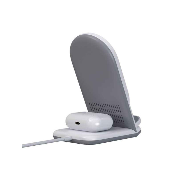 Бездротова зарядна станція - Wiwu, Power Air 2in1, White
