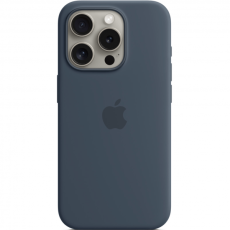 Чохол для iPhone 15 Pro - Silicone MagSafe, Storm Blue (HC)