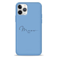 Чохол для iPhone 11 Pro - Pump Silicone Minimalistic, Meow Blue