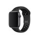 Ремінець для Apple Watch - 42/44/45/46/49mm, Nike Silicon Sport Band, Anthracite/Black