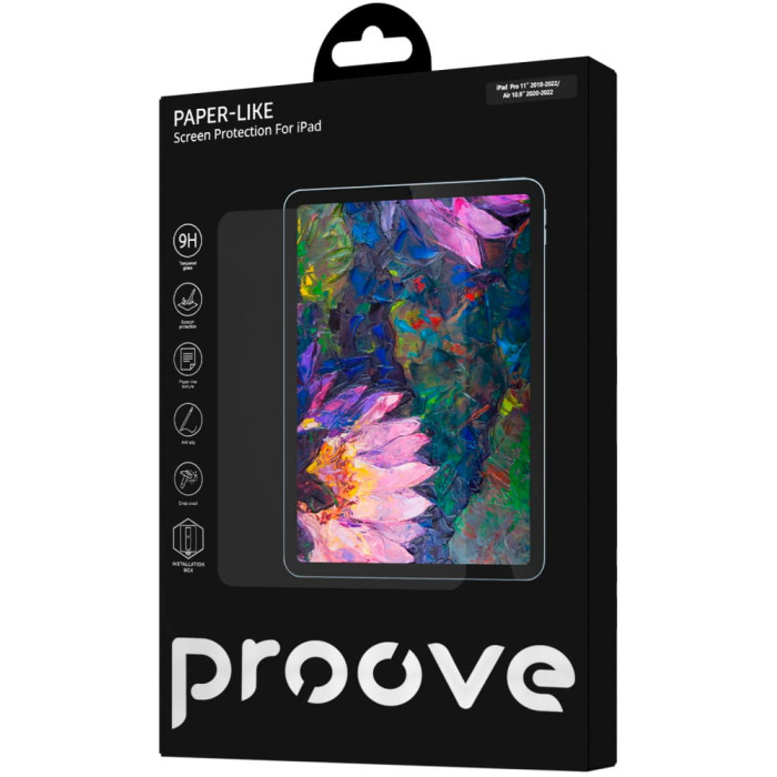 Захисне скло для iPad Pro 11" - M4/M5 (2024–2025) - Proove Paper-like Installation Box
