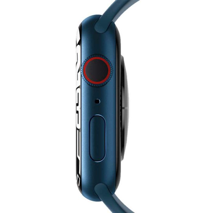 Apple Watch S7 45mm Blue, Blue Sport Band LTE