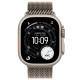 Apple Watch Ultra 3 Natural Titanium, Natural Titanium Milanese Loop, (Medium), LTE