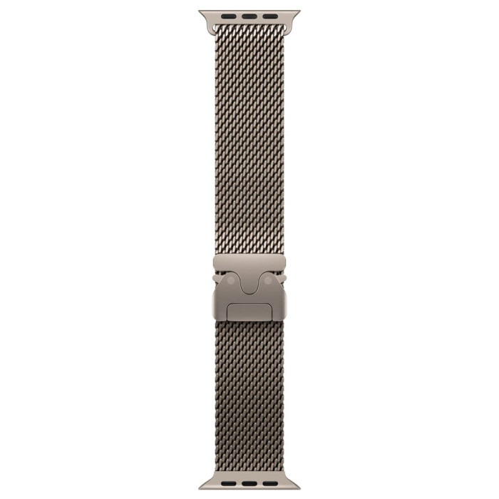 Apple Watch Ultra 3 Natural Titanium, Natural Titanium Milanese Loop, (Medium), LTE