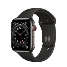 Apple Watch S6 44mm Graphite Stainless Steel, Sport Band M07Q3 (GPS+LTE) Як новий