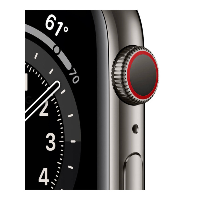 Apple Watch S6 44mm Graphite Stainless Steel, Sport Band M07Q3 (GPS+LTE) Як новий