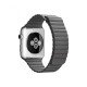 Ремінець для Apple Watch - 42/44/45/46/49mm, Leather Loop, Gray (HC)