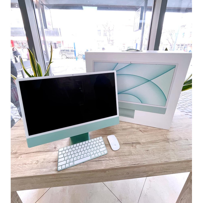 iMac 24" 4.5K Retina / M1 (8/8) / 8Gb / 256Gb / Green (2021) Вживаний (б/в)