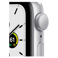 Apple Watch SE (1Gen) 40mm Silver, White Sport Band Вживаний (б/в)