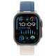 Ремінець для Apple Watch - 42/44/45/46/49mm, AmazingThing Chrono, Starlight White / Serenity Blue