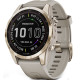 Смарт-годинник Garmin Fenix 7S Sapphire Solar Cream Gold Titanium with Light Sand Band