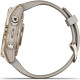 Смарт-годинник Garmin Fenix 7S Sapphire Solar Cream Gold Titanium with Light Sand Band