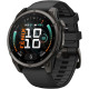 Смарт-годинник Garmin Fenix 9 47mm AMOLED Carbon Gray DLC Titanium with Black Silicone Band