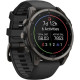 Смарт-годинник Garmin Fenix 9 47mm AMOLED Carbon Gray DLC Titanium with Black Silicone Band