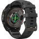 Смарт-годинник Garmin Fenix 9 47mm AMOLED Carbon Gray DLC Titanium with Black Silicone Band
