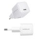 Зарядний пристрій - Monblan GaN USB-C G2 Crystal Series 20W, White