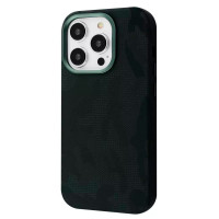 Чохол для iPhone 15 Pro - WAVE Khaki Ring MagSafe, Green