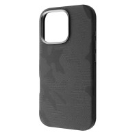 Чохол для iPhone 15 Pro - WAVE Khaki Ring MagSafe, Grey