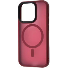 Чохол для iPhone 15 Pro Max - WAVE Matte Insane MagSafe, Dark Red