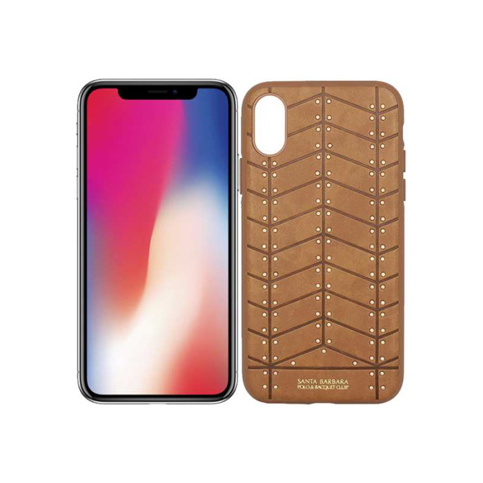 Чохол-накладка Polo Armor для iPhon X Brown