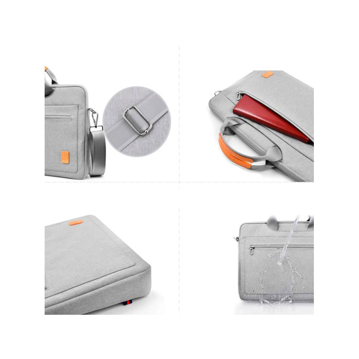 Сумка для Macbook 15.6 - WIWU Pioneer Shoulder Handbag, Grey