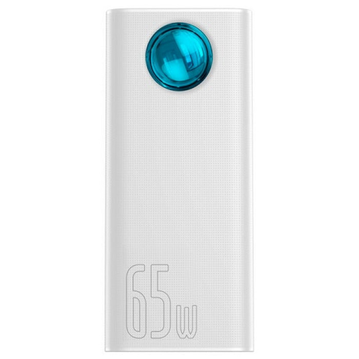 Додатковий аккумулятор Baseus 30000mAh Amblight 65W White
