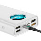 Додатковий аккумулятор Baseus 30000mAh Amblight 65W White