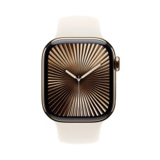 Apple Watch S10 42mm Gold Titanium, Starlight Sport Band (S/M) LTE