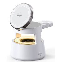 Бездротова зарядна станція - Monblan, 5in1 W1 Compact Series, White