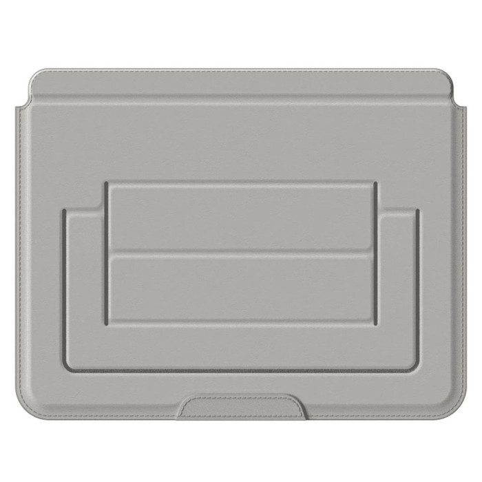 Чохол-конверт для Macbook 14 - AmazingThing Matte Pro Mag Sleeve with Stand, Grey